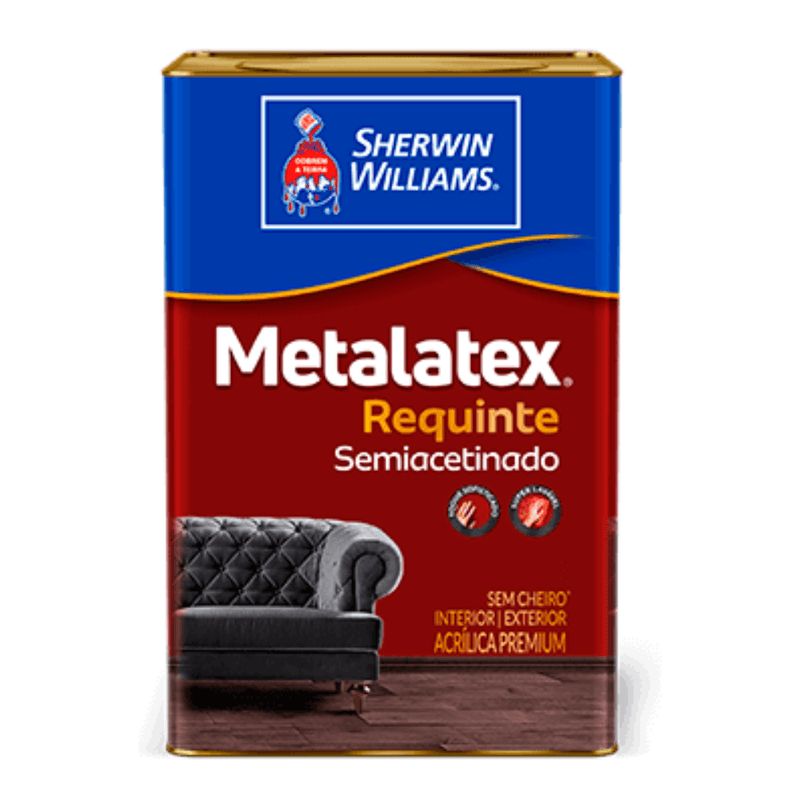 Tinta Acrílica Metalatex Requinte Semiacetinado 18L Sherwin Williams